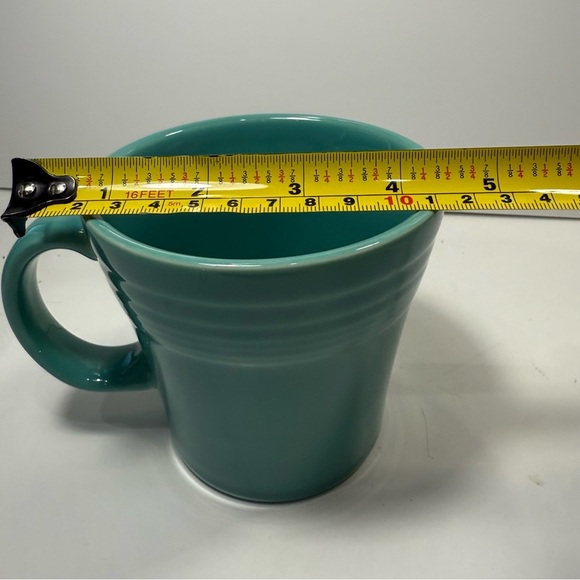 Fiesta 15 oz Turquoise Tapered Ceramic Mug - Picture 2 of 4